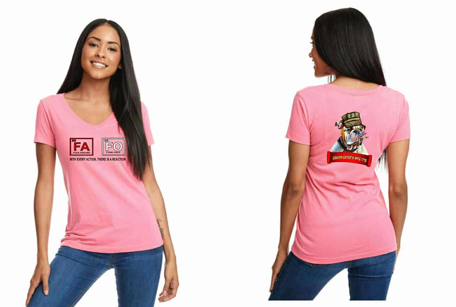 Women’s FAFO V-Neck T-Shirt