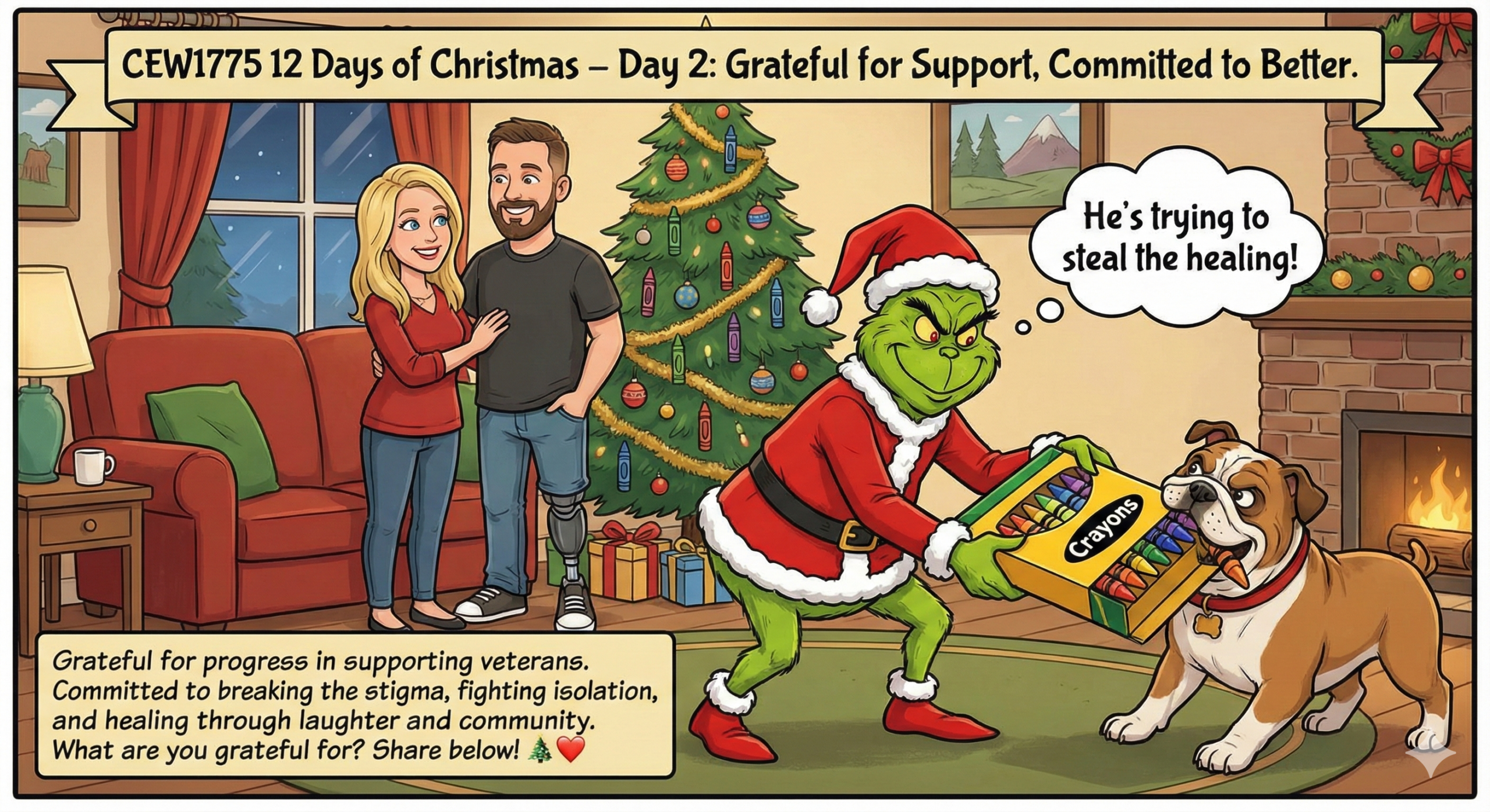 Second Day of a Crayon Eater’s Wife 1775 Christmas